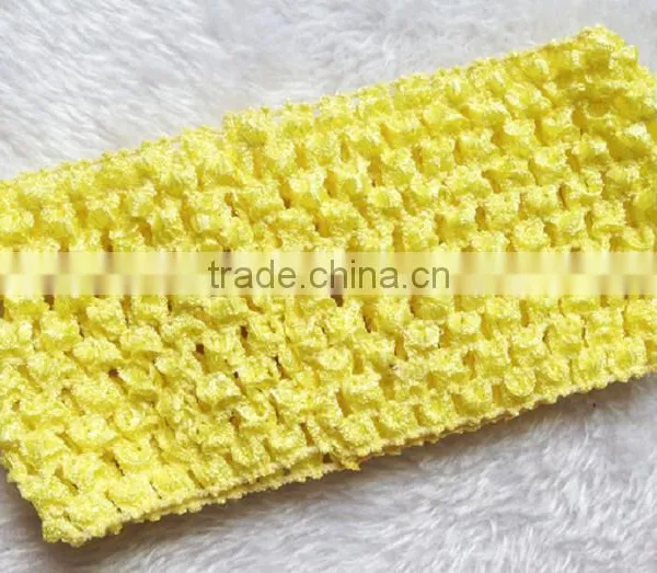 Fashion Baby Elastic Hair Band Girls Soft Head Band Stretch Crochet Knit Headwrap photo-3