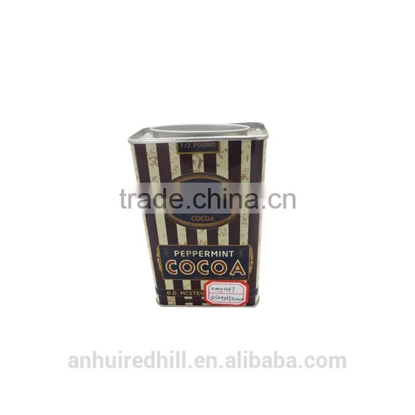 Square Candy Tin Box, Coffee Tin Cans,tea Tin photo-3
