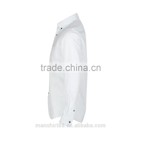 New Design Regular Long Sleeve Washed Causal Men Shirt 100% Cotton photo-3