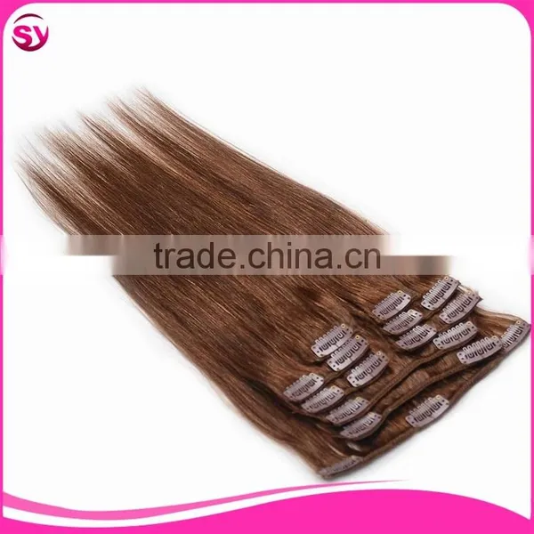 Accept Paypal 200 Grams Long Curly Clip In Human Hair Extension For White Women photo-3