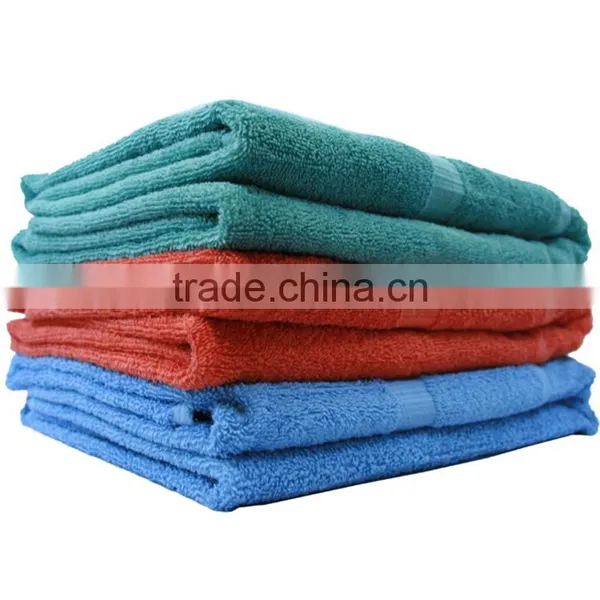 Cotton Terry/Terry Velour Blue Beach Towels 70X140cm 400gsm