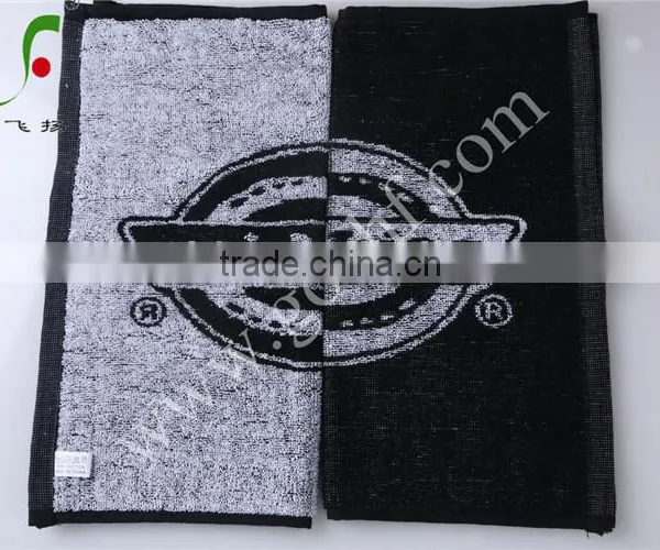 100% Cotton Yarn Dyed Jacquard Gym Towel Sports Towel Fitness Towel photo-3