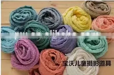 Newborn Cheesecloth Wrap Stretch Knit Warp Baby Cocoon Wrap Newborn Photography Props photo-5