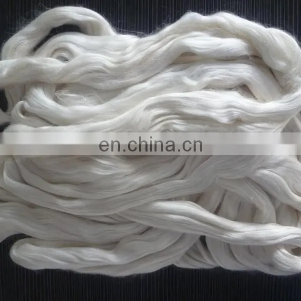 China Factory Wholesale 100% Silk Fiber Tops for Garments and Textiles photo-2