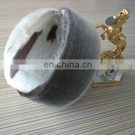 Real Canada High Quality Sealskin Fur Hat Cape of American Style for Man