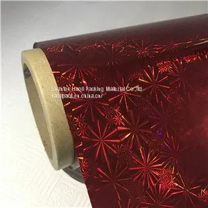 Premium Quality Festal Decoration BOPP Star Holographic Film