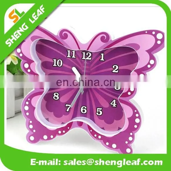 Three-dimensional Digital Butterfly Table Clock photo-2