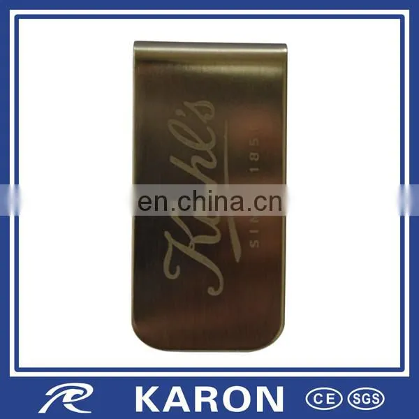 Nice Brushed Money Clip Supplies With Laser Engraved Logo photo-5