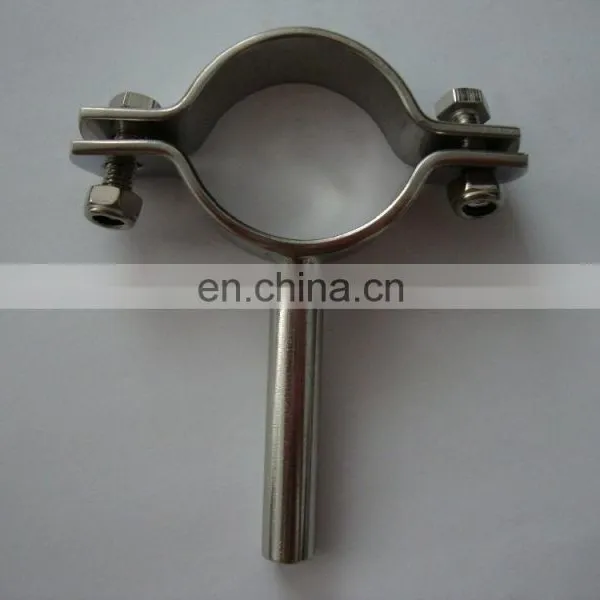 OEM Multifunctional Stamping Sheet Metal Stainless Steel Fastening Fitting Black Round Tube Clamp