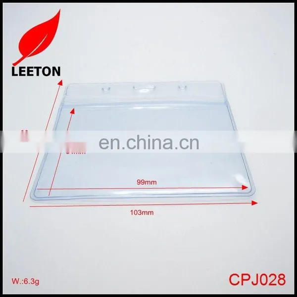 Factory Supply Clear Plastic PVC Working Card Badge Holder photo-2