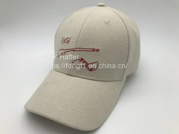 Creative and Hand in Hand Embroidery Duck Tongue Khaki Leisure Leisure Fashion All-match Baseball Hat Bent
