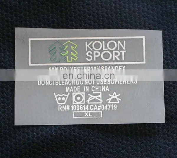 T-shirt Rubber Logo Tag for Clothing photo-3