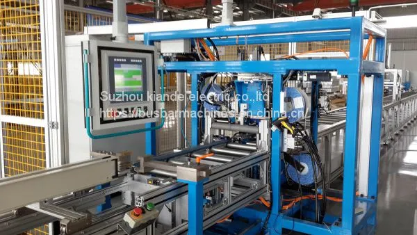 Automatic Busbar Fabrication Equipment For 2 Piece Type Busbar Clamp And Riveting photo-4