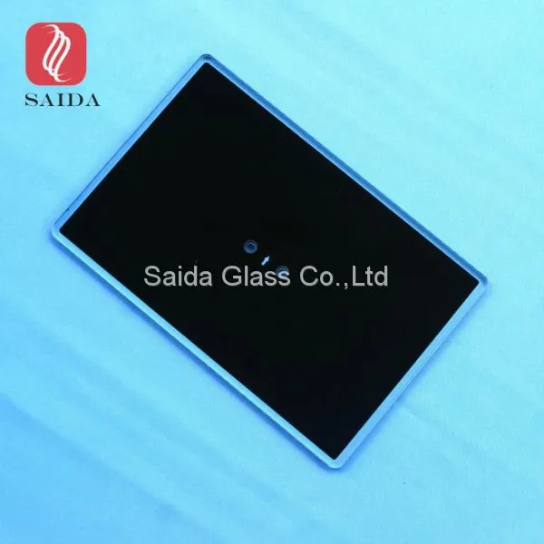 Custom 8mm Thick Black Tempered Glass for TV Stand Base photo-4
