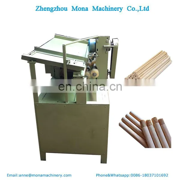 Best Quality Broom Stick Making Machine/wood Broom Handle Machine Wooden Broom Handle Sanding Machine Line photo-3