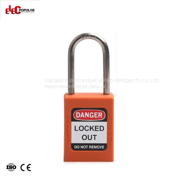 38mm Stainless Steel Shackle Slim Padlocks EP-8521N~EP-8524N ABS Safety Padlock