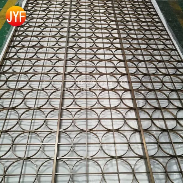 Foshan Manufactory China Wholesale Room Divider Laser Cut Decorative Restaurant Room Divider Partition photo-5