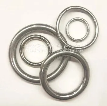 Round Closed Metal O Rings Solid Brass O Ring Copper O-ring For Bag or Boat photo-3