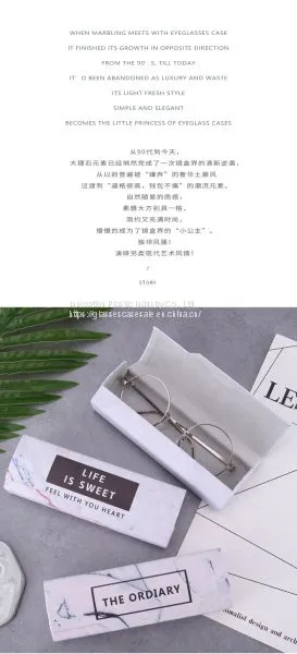 Refreshing, Simple, Artistic Glasses Case; Creative, Personalized Portable Eyewear Holder photo-2