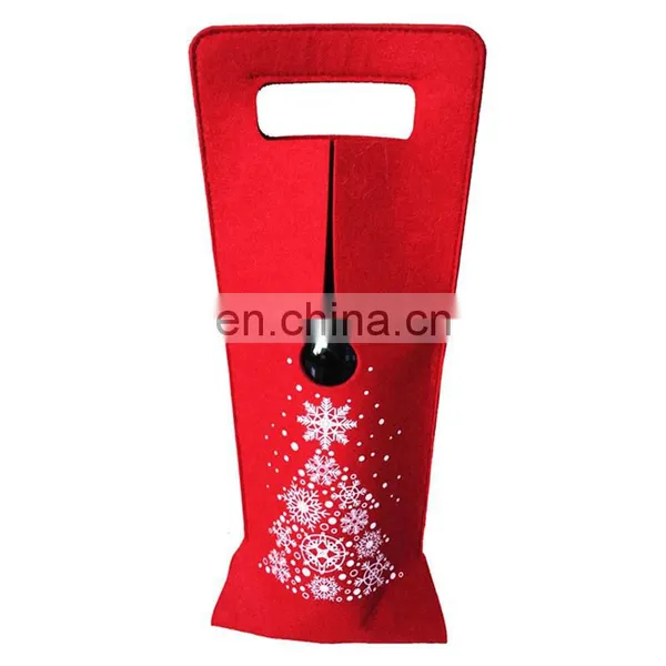 Factory Sales Non Woven Felt Christmas Wine Bag photo-2