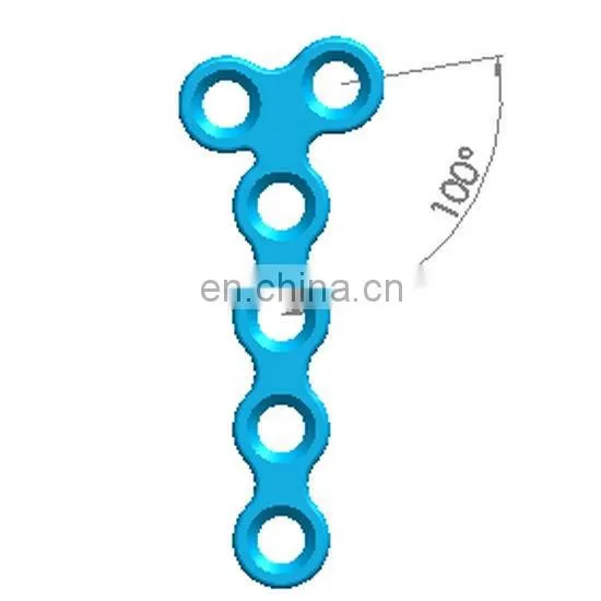 Factory Supply Mini Titanium Plate T-shaped Maxillofacial Plate photo-5