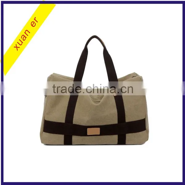 2016 New High Quality Canvas Large Capacity Luggage Bag for Gym Sport Men and Women photo-2