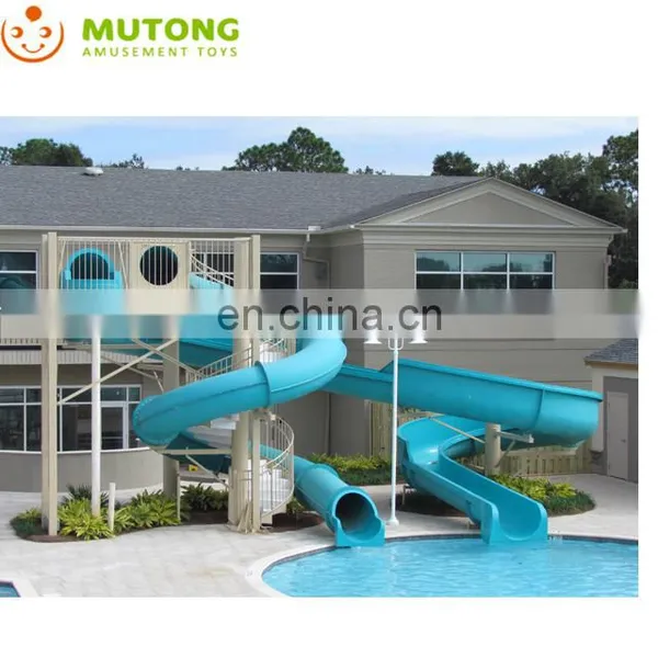 High Quality Pretty Cheap Price Plastic Pool Water Slide photo-2