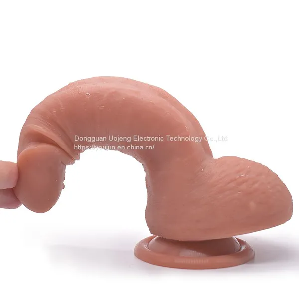 Simulation Penis Liquid Silicone Super Soft Female Masturbation Fake Penis Sex Toy photo-5