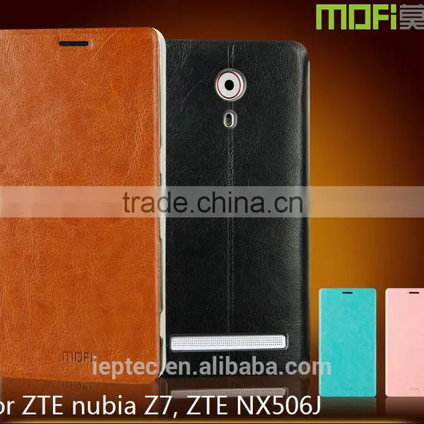 MOFi RUI Series PU Leather Flip Cover Cases for ZTE Nubia Z7, ZTE NX506J, Moblile Phone Accessories