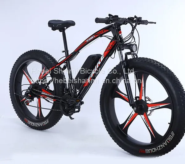 21 Speed Beach Cruiser Electric e Bike 48v 26inch Electric Bicycle Kit photo-3