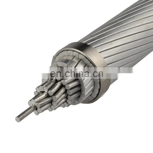 Acsr Cable IEC 61089 Standard Bare Steel Reinforced Acsr Conductor For Overhead Transmission photo-3