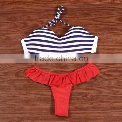 New Women Paded Bra Underwear Bikini Set photo-3
