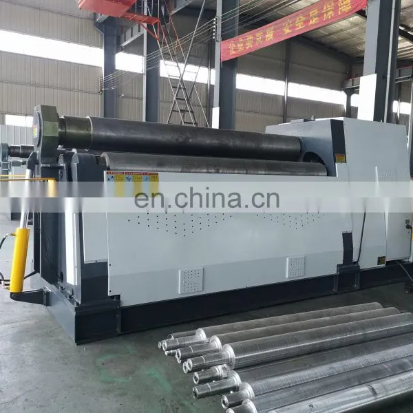 Plate Bending Press Rollers W12 CNC Four Roller Bending Rolling Machine for Steel Sheet Plate Processing photo-2