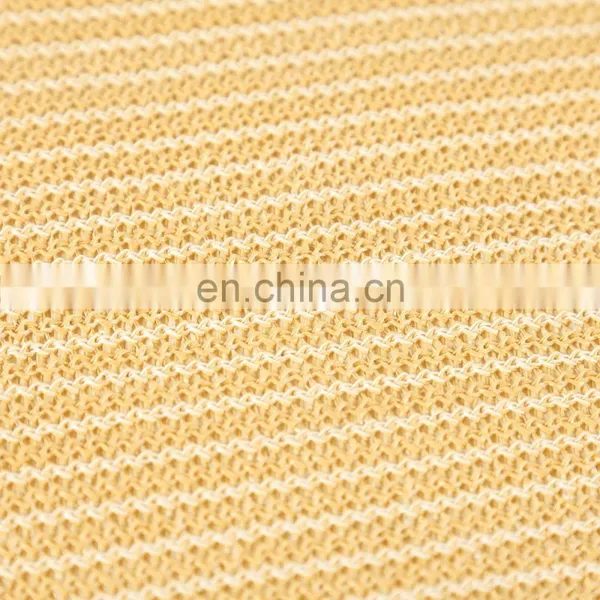 10years Warranty 320GSM Beige Color of the Sun Shade Sail Fabric photo-2