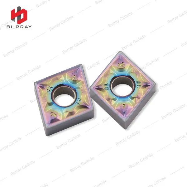 CNMG120404-TF Rhombic Inserts Positive Rake Angle Varies Along the Edge to Negative Prevent Chipping photo-2