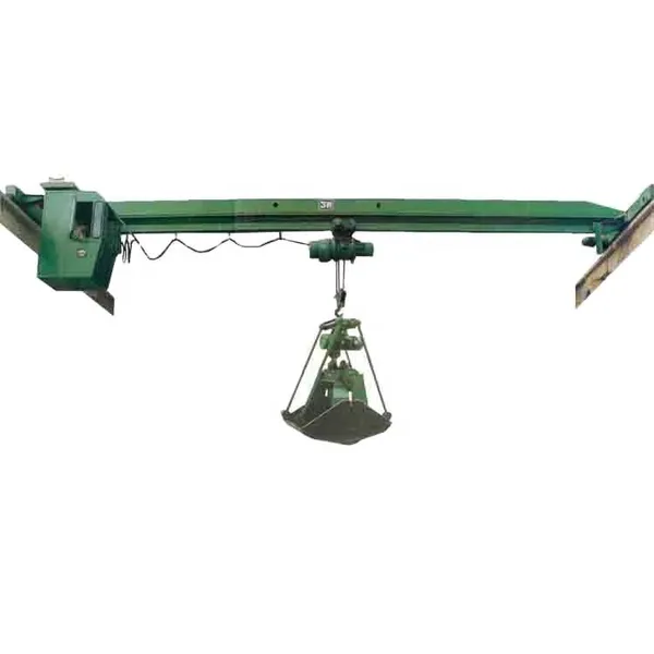 Electric Special Grab Bridge Crane Doule-jaw A4 Big Volume 5.3t/m³ for Sale