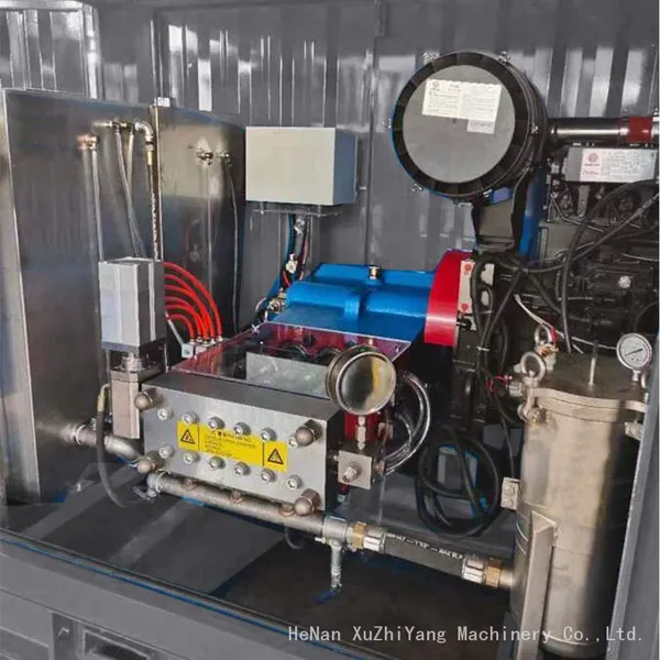 264kw Diesel Engine Drive Tube Cleaning High Pressure Hydro Jetting Machine Industrial Pipe Cleaning System photo-4