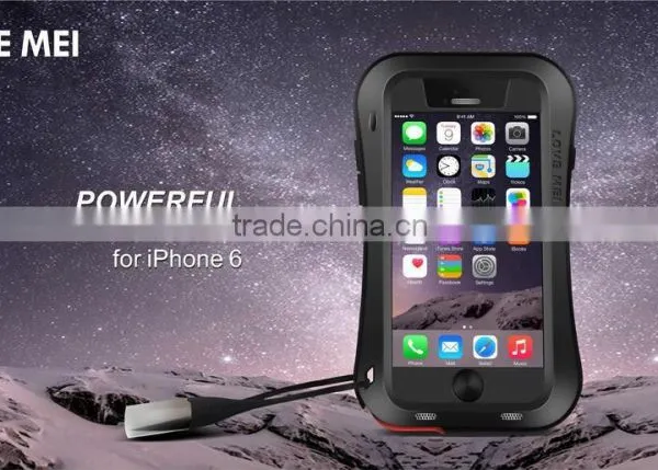 2014 New Arrival Hot Selling Lovemei Aluminum Waterproof Case for Apple Iphone 6 Plus photo-3