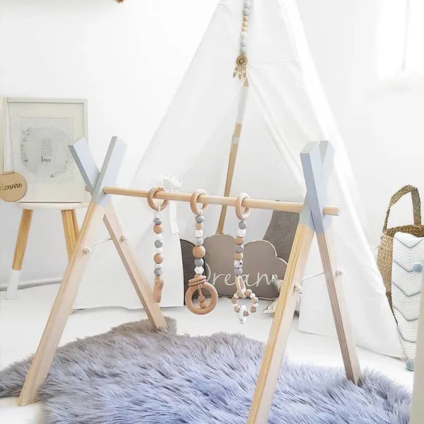 New Children's Wooden Clothes Rail photo-4