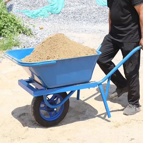 Single Wheel Handling Cart Wheelbarrows Trolley photo-4