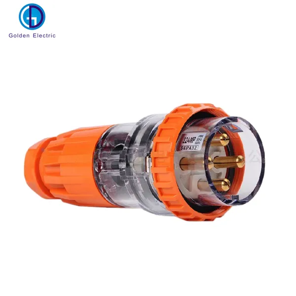 Australian Standard 3/4/5 Pin Industrial Male Plug for Construction Site, Stage Lighting, Farm Outdoor Temporary Power Connection photo-3