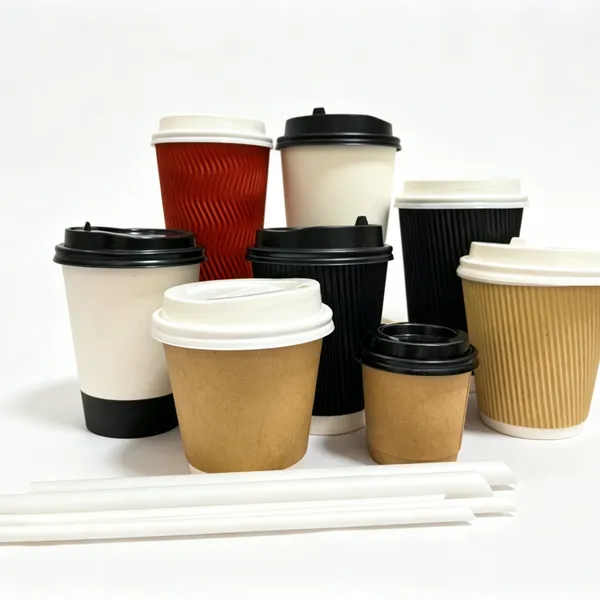 Disposable Paper Cup With PE Coating for Hot Beverages photo-2