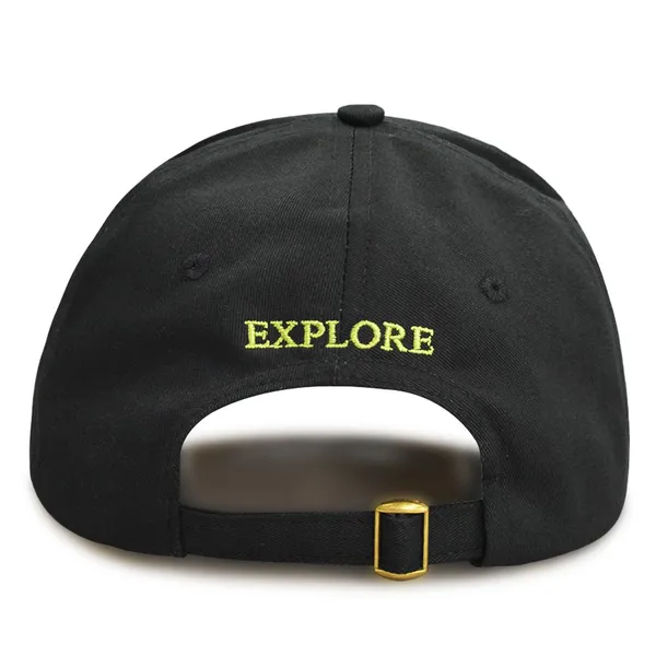 Two Tone Embroidered Baseball Cap Soft Cotton Breathable Adjustable Buckle Unisex Outdoor Daily Hat OEM Custom photo-4