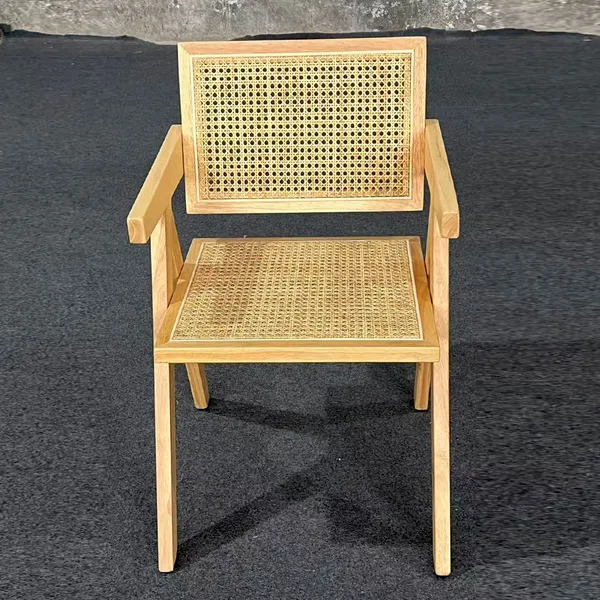 Free Sample Natural Luxurious Wooden Wholesale Dining Chairs Solid Wood Hotel Restaurant Dining Chairs photo-2