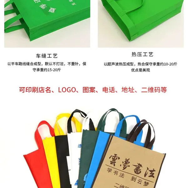 Non-woven Bags: Customizable With Text and Logo