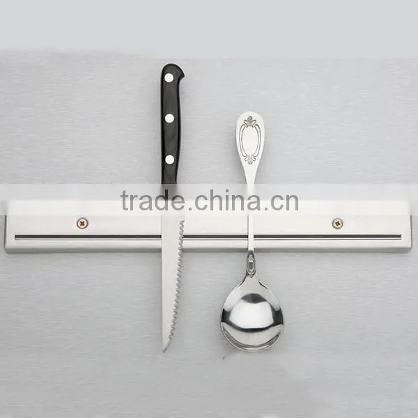 Stainless Steel Wall Mounted Kitchen Knife Wall Rack Magnetic Knife Bar Kitchen Magnetic Knife Strip photo-4