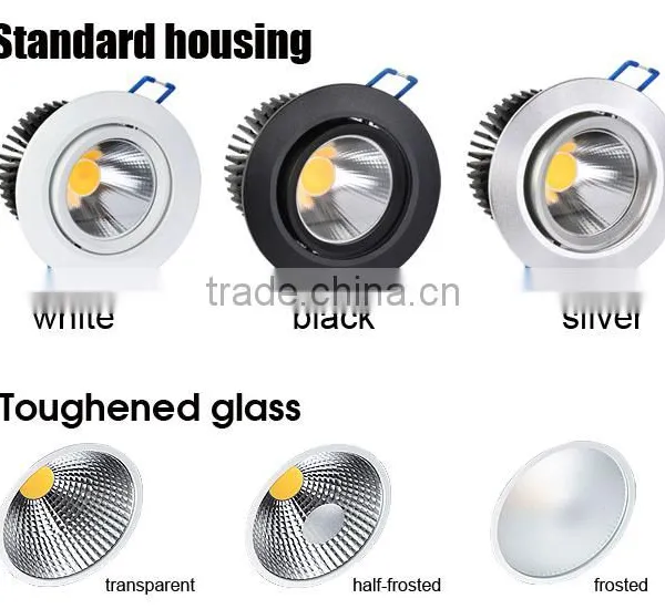 Led Lightings 3inch Ra80 Dimmable 6w Cob Downlight,for Commercial Indoor Architecture photo-5