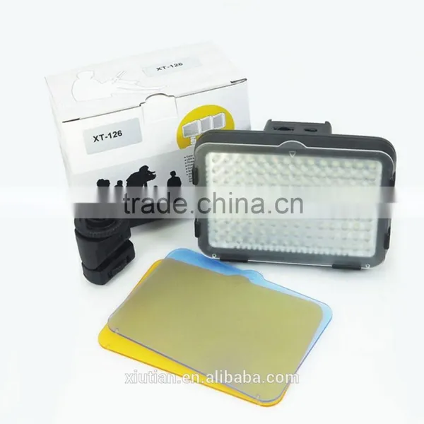 Camera XT-126 Professional LED Video Light for DV Camcorder Lighting Lamp photo-6