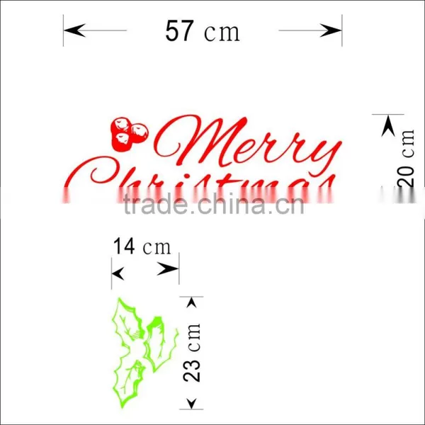 ALFOREVER Mix Color Merry Christmas Design Sticker,christmas Design Decals photo-4