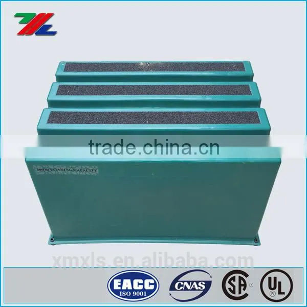 100% recyclable HDPE Anti- Skidding Plastic Ladder with 500LB loading